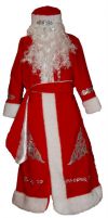 Костюм дед Мороза с узорами