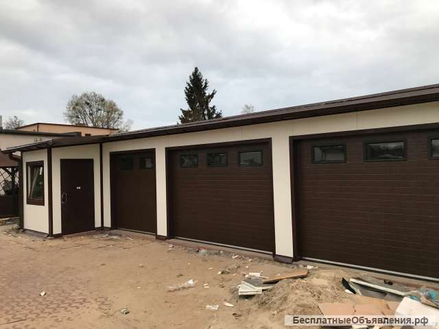 Гараж из сендвич панелей