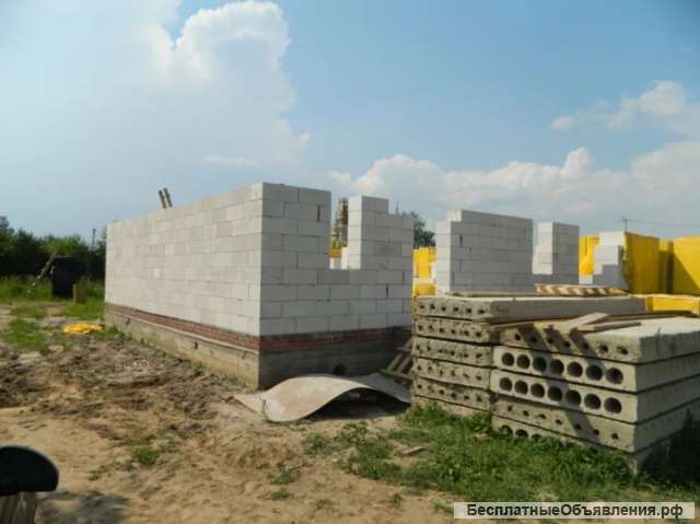 Строительство домов из газобетонных блоков в Москве и области