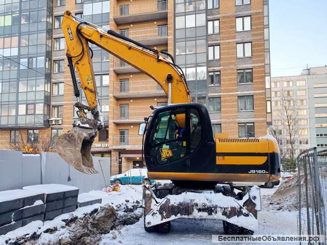 JCB JS 160W б/у колёсный экскаватор в Габарите