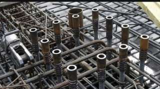 Соединение (монтаж) обжимных муфт для арматуры