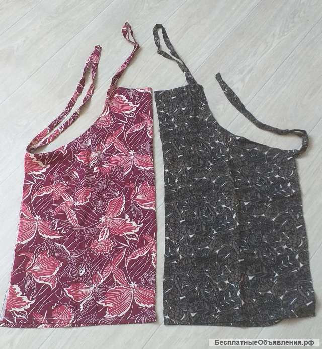 Фартук для кухни с грудкой и карманом