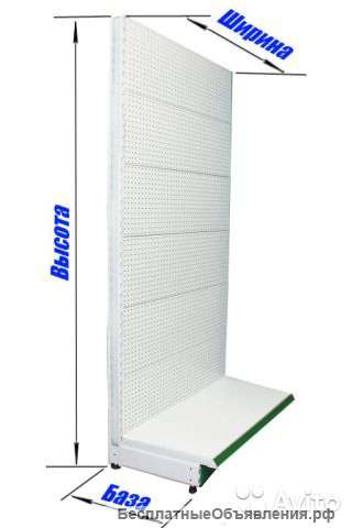 Металлические торговые стеллажи