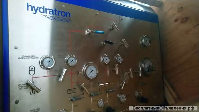 Испытательный стенд для запорной, регулирующей и предохранительной арматуры Hydratron