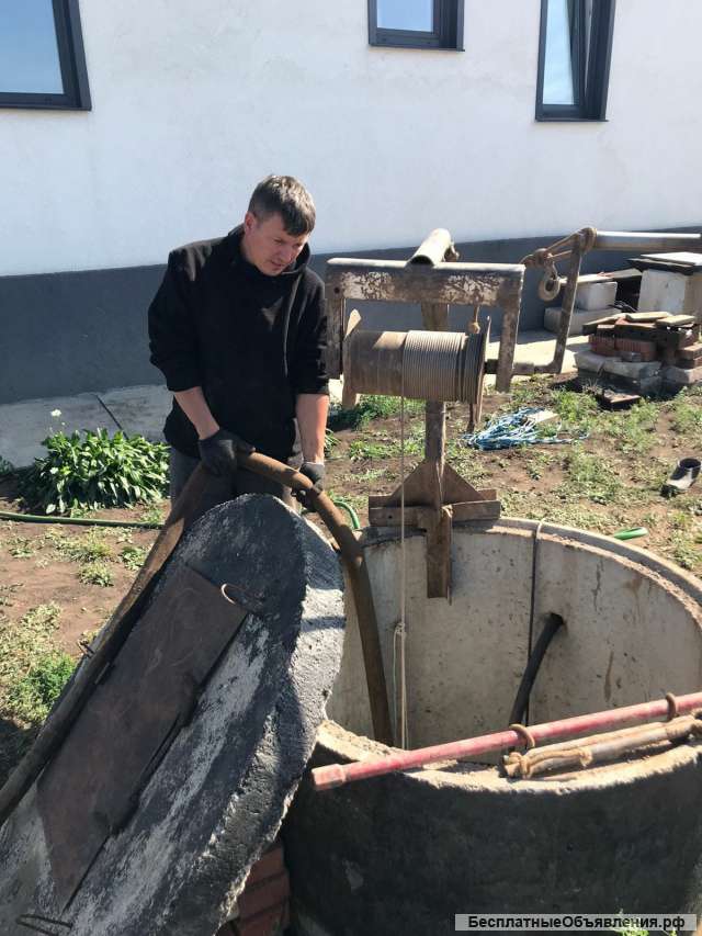 Промывка скважин, очистка колодцев