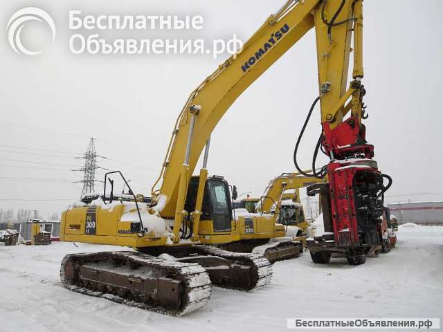 Гусеничный экскаватор Komatsu 300, макс. линии, новый ковш