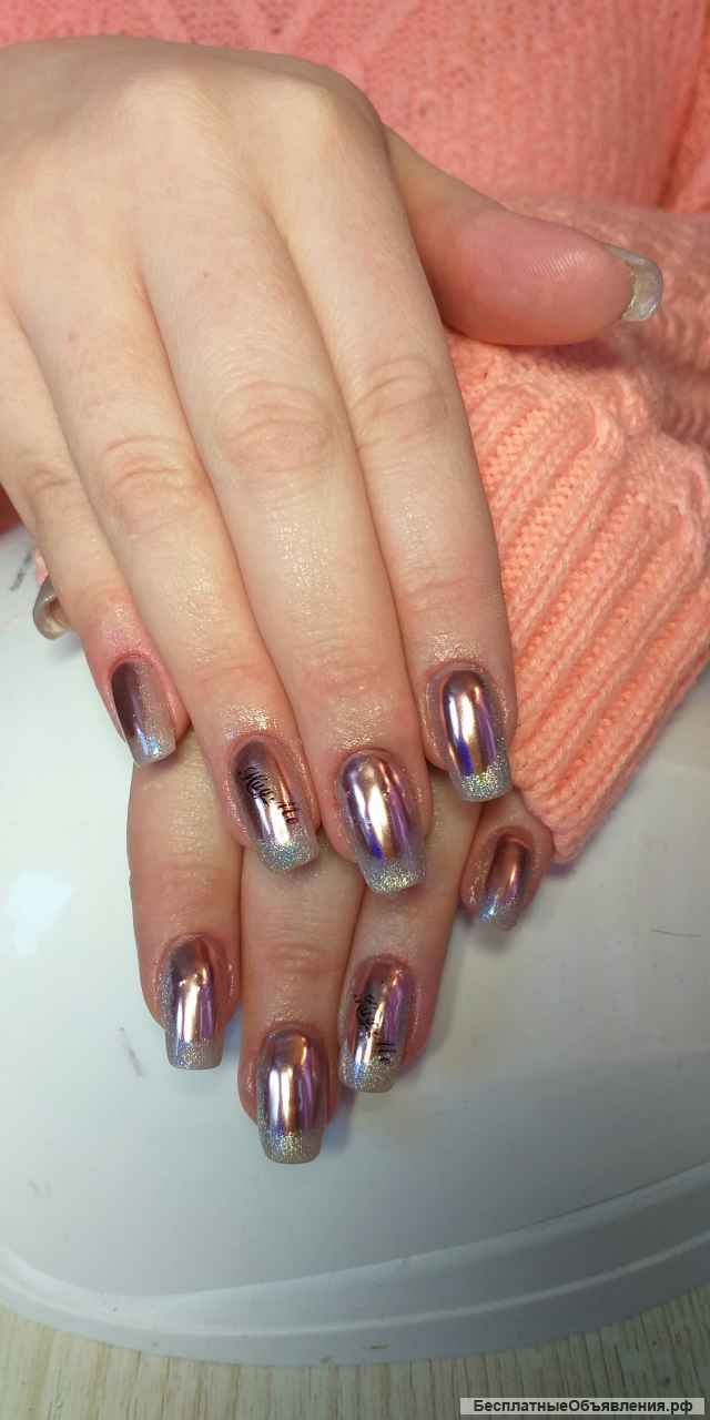 Маникюр, на