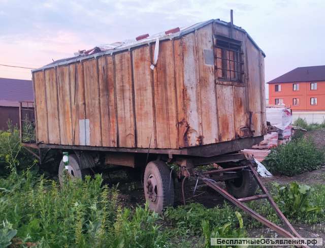 Прицеп Вагончик бытовка кунг на колесах