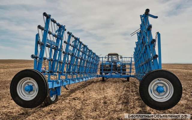 Борона зубовая гидрофицированная БЗГ-15 "МЕЧТА" (80-100 л.с.)