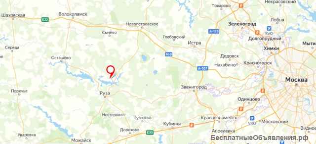 Участок возле леса и водохранилища. Лпх