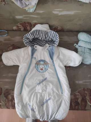 Бодики, ползунки, комбинезоны для малыша 1-3 мес