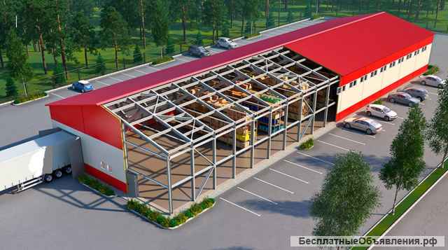 Металлоконструкции, склад, ангар, готовый бизнес