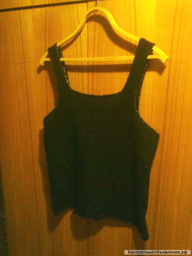 Блуза с люриксом и Жилет размер 50-52 б/у