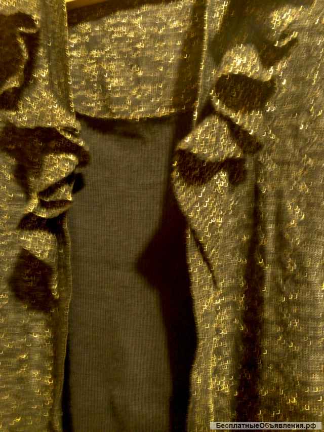 Блуза с люриксом и Жилет размер 50-52 б/у