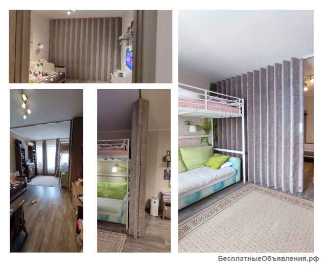 Мягкая раздвижная звукоизолирующая перегородка