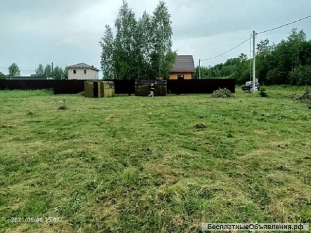 Участок 10 соток в деревне Большие Петрищи 65 км от МКАД