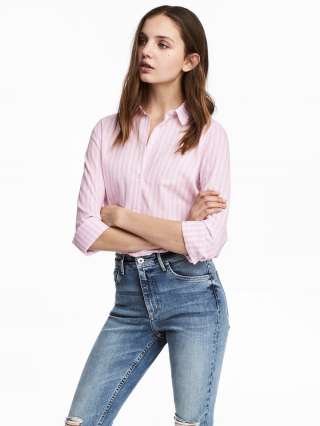 Рубашка хлопок H&M