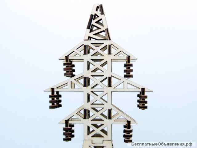 Настольный органайзер "ЛЭП" - сувенир для энергетиков