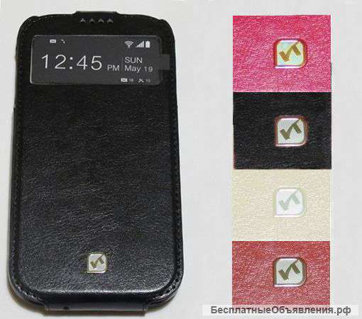Чехол HOCO Cristal View Flip Samsung i9500 S4