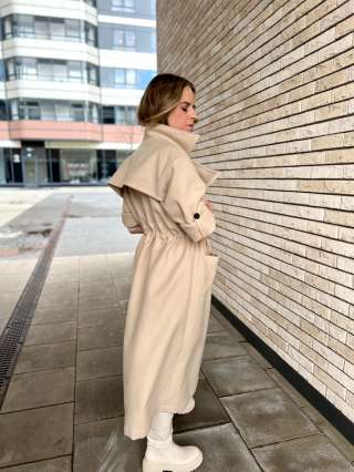 Универсальное пальто из мягкого эко-кашемира