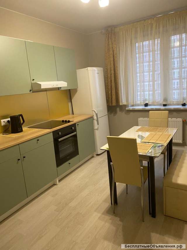 1 к.кв. 36 м2 евроемонт Губернский