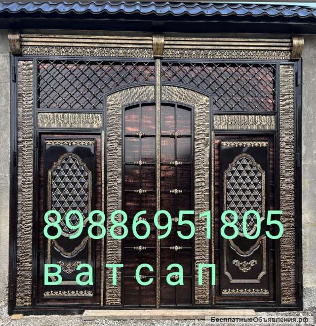 Кованные и простые ворота