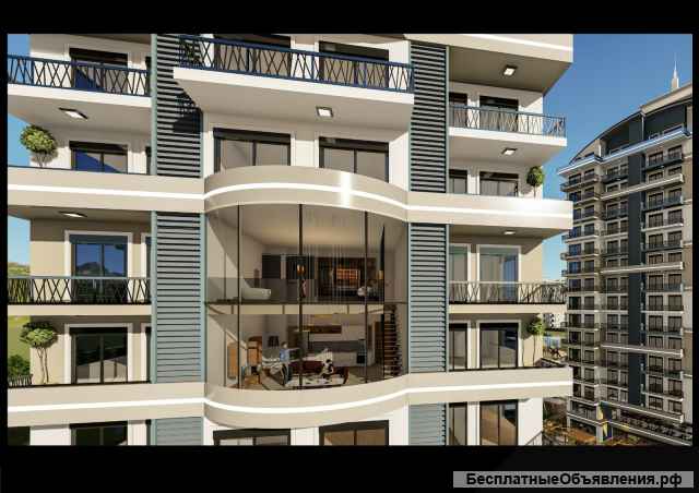 Пентхаусы в великолепном комплексе, Махмутлар, Турция