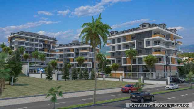 Пентхаусы в великолепном комплексе, Махмутлар, Турция