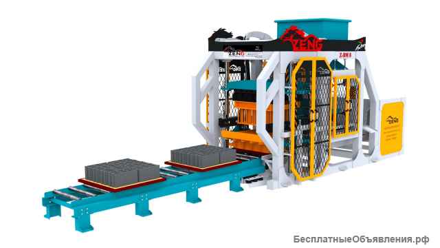 Автоматическая линия для шлакоблоков, кирпича и плиток - fjb group llc