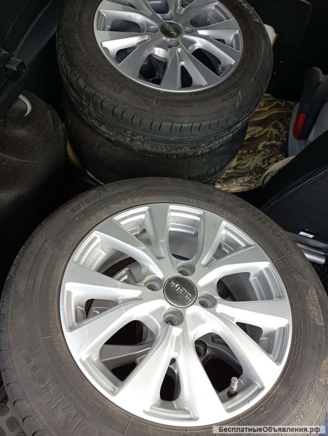 Колеса в сборе Kumho летние на дисках (литье) 185x65 R15
