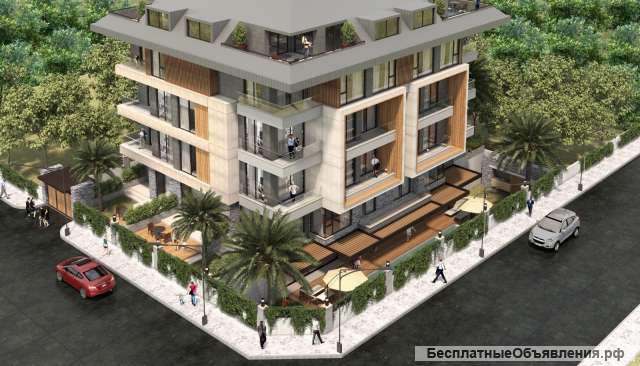 Квартиры 60-120 кв.м. в Оба, Алания, Турция