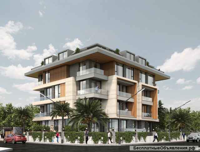 Квартиры 60-120 кв.м. в Оба, Алания, Турция