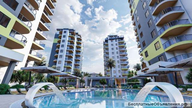 Квартиры премиум класса в центре Алании, регион Оба, Турция