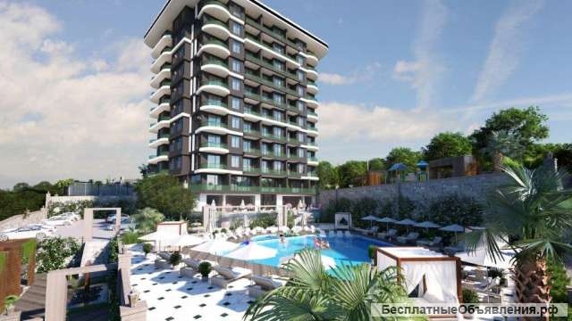 Квартиры 46-90 кв.м. в новом проекте, Демирташ, Аланья, Турция