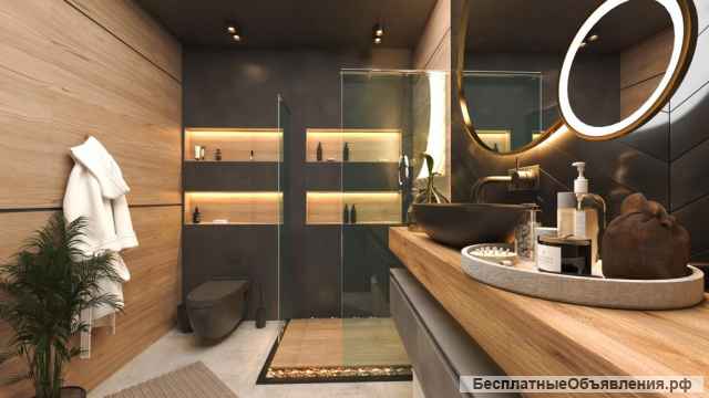 Квартиры 55-255 кв.м. в резиденции премиум-класса, Алания, Турция