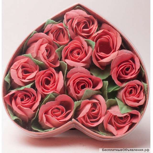 Подарочный набор мыльные розы