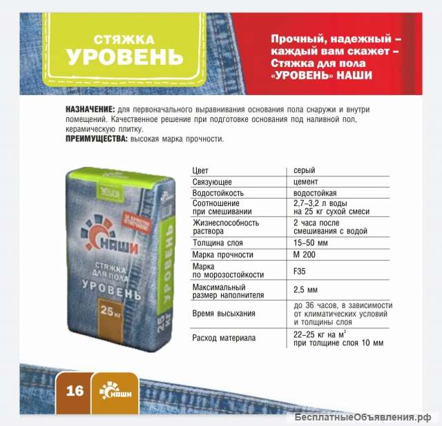 Сухие строительные смеси
