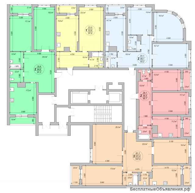 3 квартира ЖК на Краснодарской