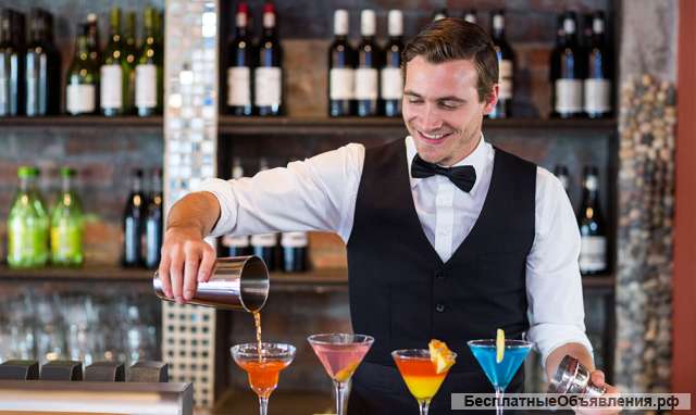 Бармен в детский ресторан/ Постоянная работа