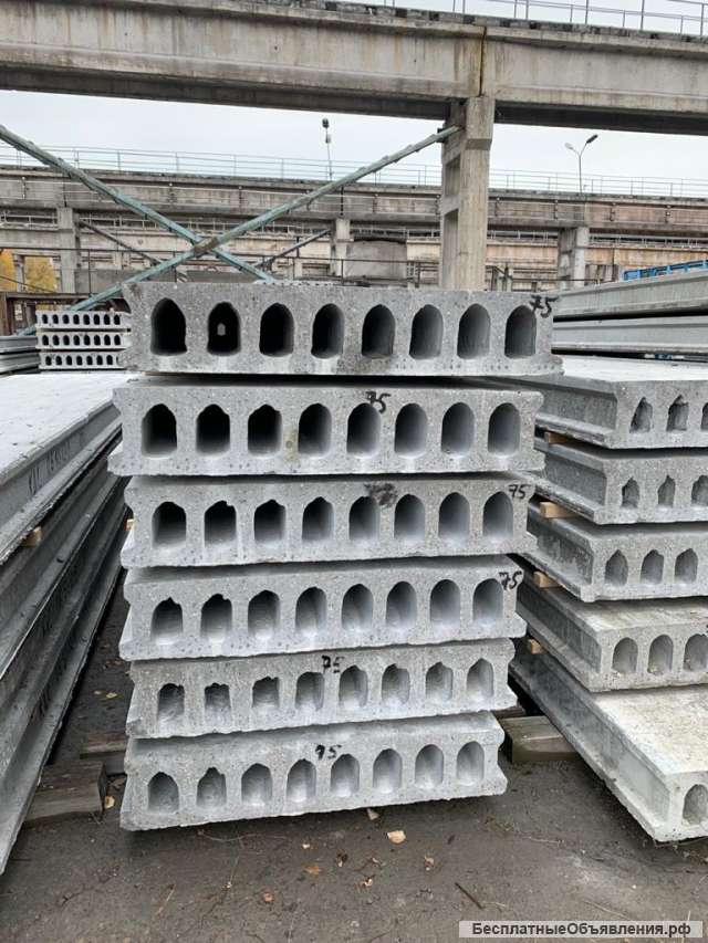 Плиты перекрытия пустотные