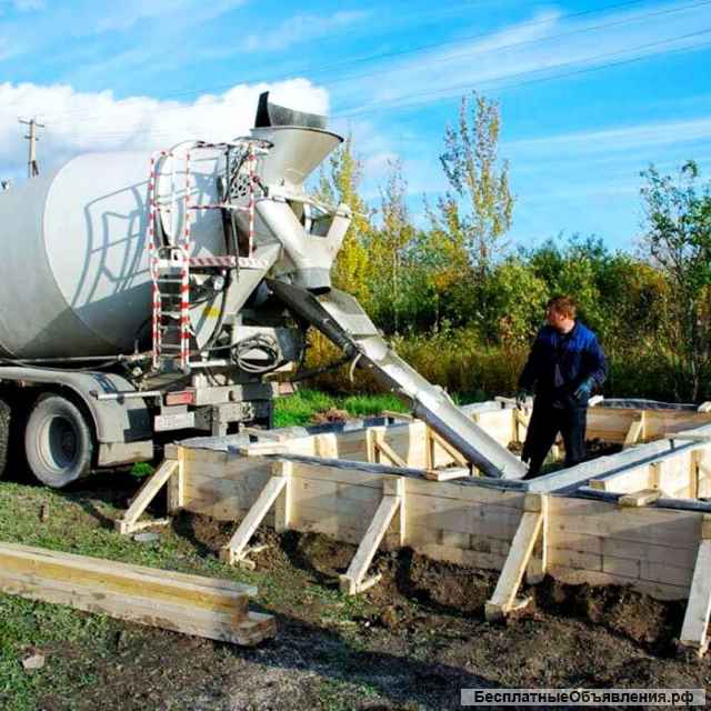 Бетон, раствор с доставкой