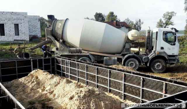 Бетон, раствор с доставкой