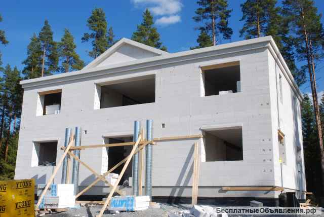 Строительство домов из газобетона