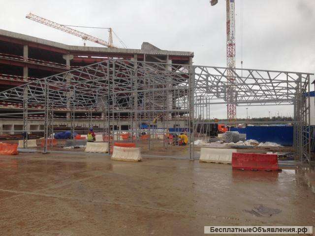 Быстровозводимые здания, ангары, склады, металлоконструкции, сэндвич-панели