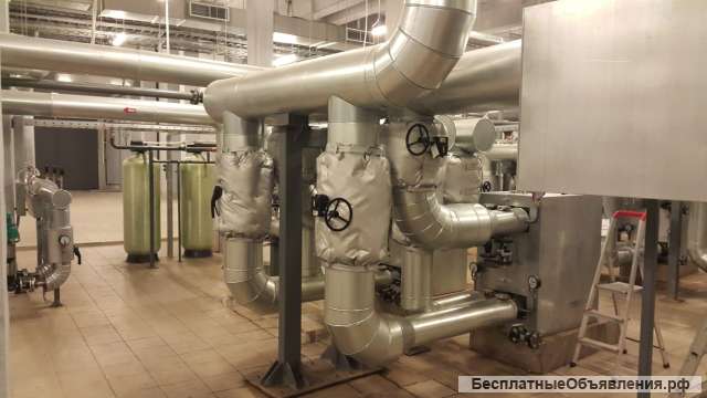 Монтаж теплоизоляции газовых и паровых турбин