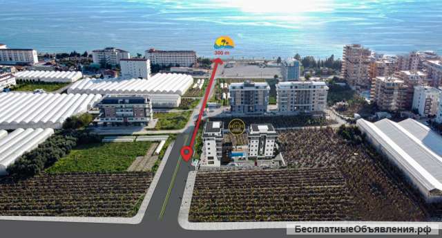 Квартиры в комплексе в Демирташе, Алания, Турция