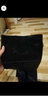 Зимние сапоги черные