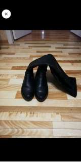 Зимние сапоги черные