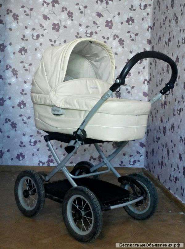 Коляска peg-perego италия экокожа