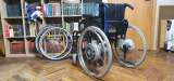 Инвалидная коляска активная с электроприводом складная